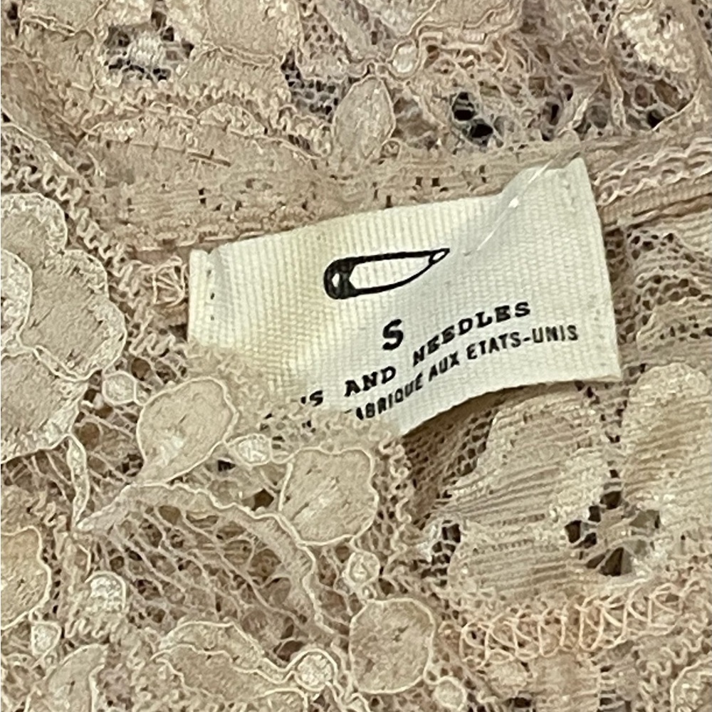 nwt anthro Lace camisole in nude small - Picture 9 of 10